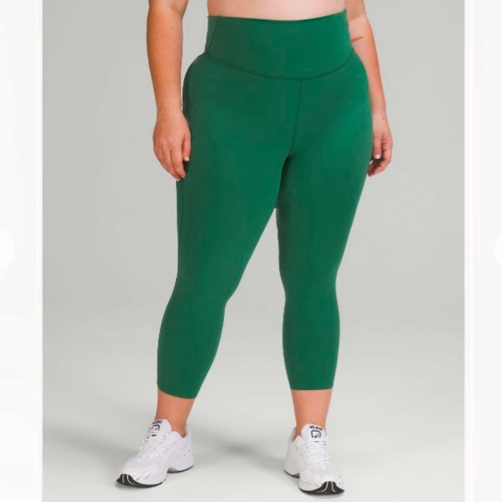 lululemon athletica Emerald Green High-Rise Capri Leggings